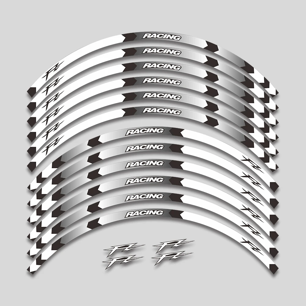 For YAMAHA FAZER FZ FZ1 1 FZ6 6 FZ07 07 FZ8 8 FZ09 09 FZ10 10 FZS 1000 Accessories Stickers Rim Wheel Reflective Stripe Sticker кисть для румян и пудры accessories фиолетовая fz07 1 шт