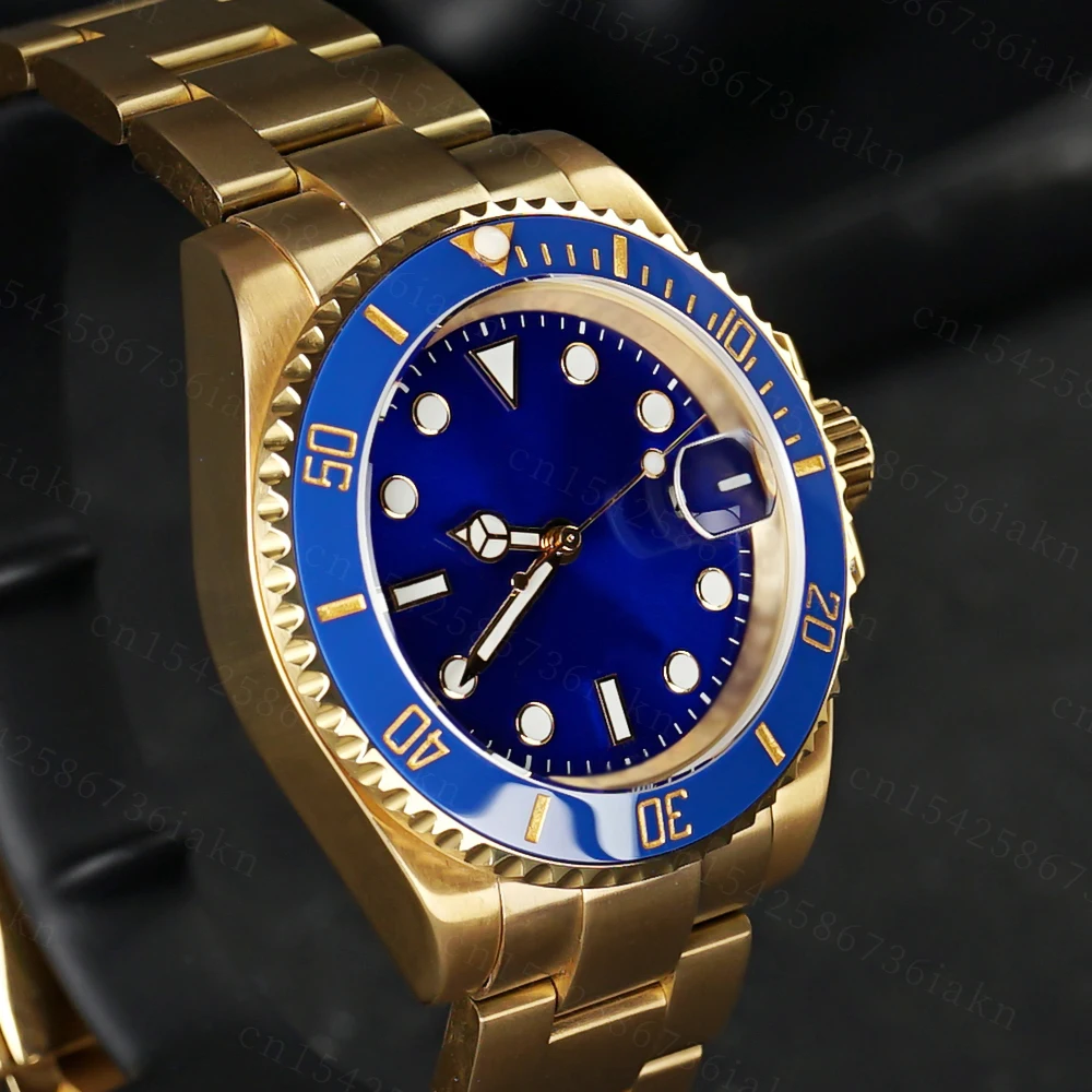 2022 Fashion New 40mm Men's Leisure Sports Sapphire Mirror Stainless Steel Material Waterproof Automatic Mechanical Watch