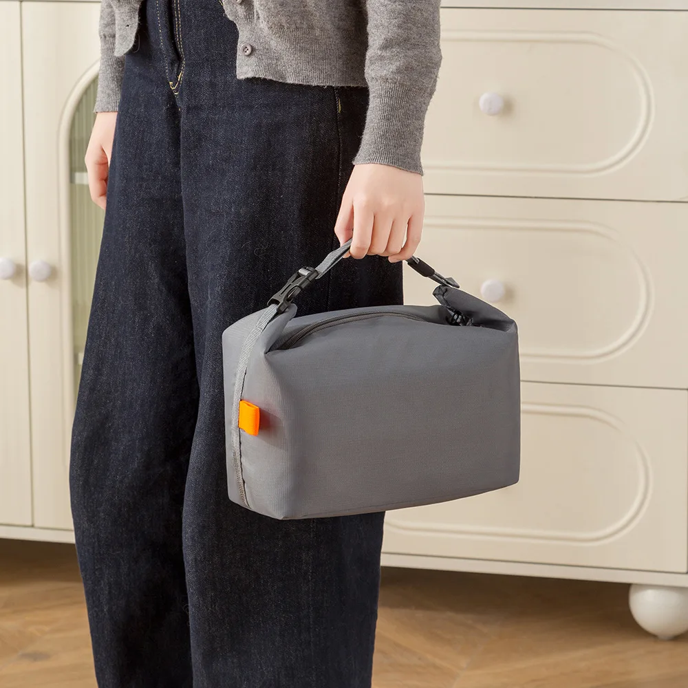 Insulated Portable Lunch Tote with Aluminum Foil Lining