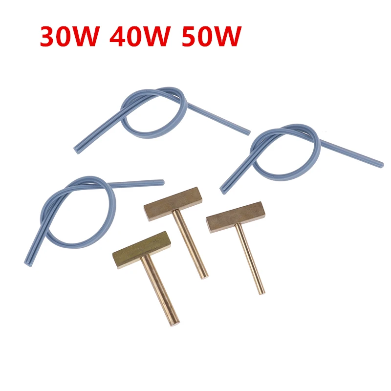 

1pc 30W 40W 50W Copper T Soldering Iron Tips With Free Hot Press For Lcd Screen Cable Repair Wholesale
