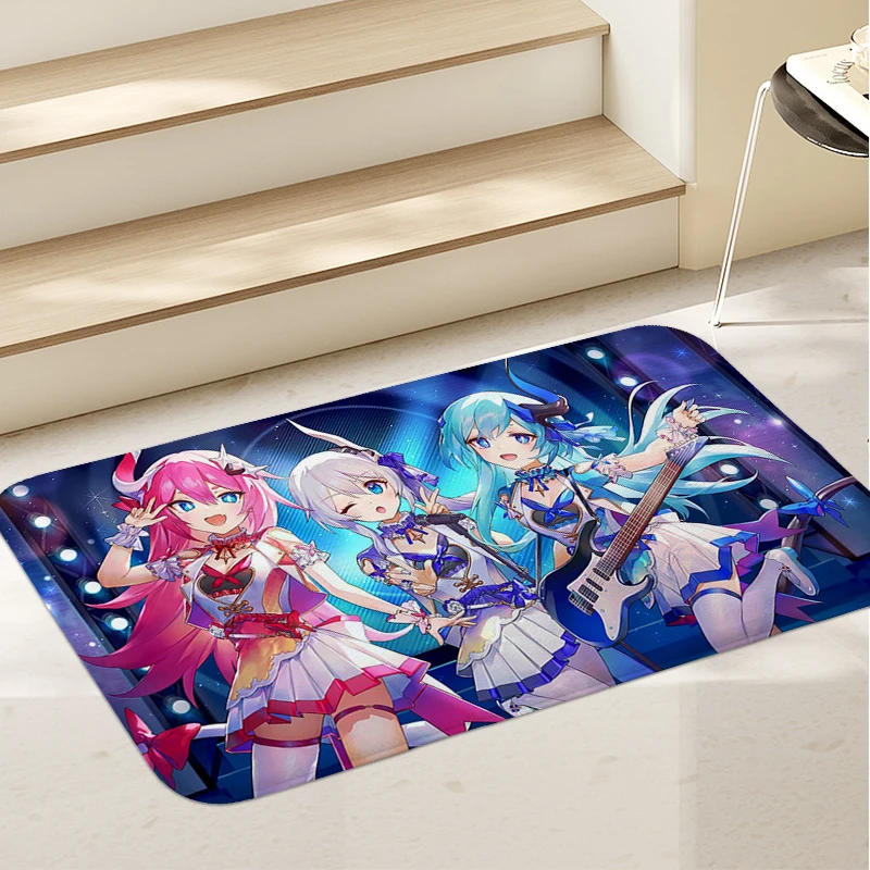 

Carpet for Bedroom H-Honkai Star Rail, Mat for Hallway, Outdoor Entrance Doormat, Washable Non-slip Kitchen Bathroom Rug, Home