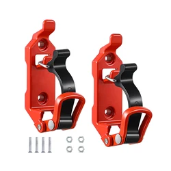 Heavy-Duty Orange Shovel Mount Brackets - Set of 2 for Roof Rack and Wall Installation (Orange)