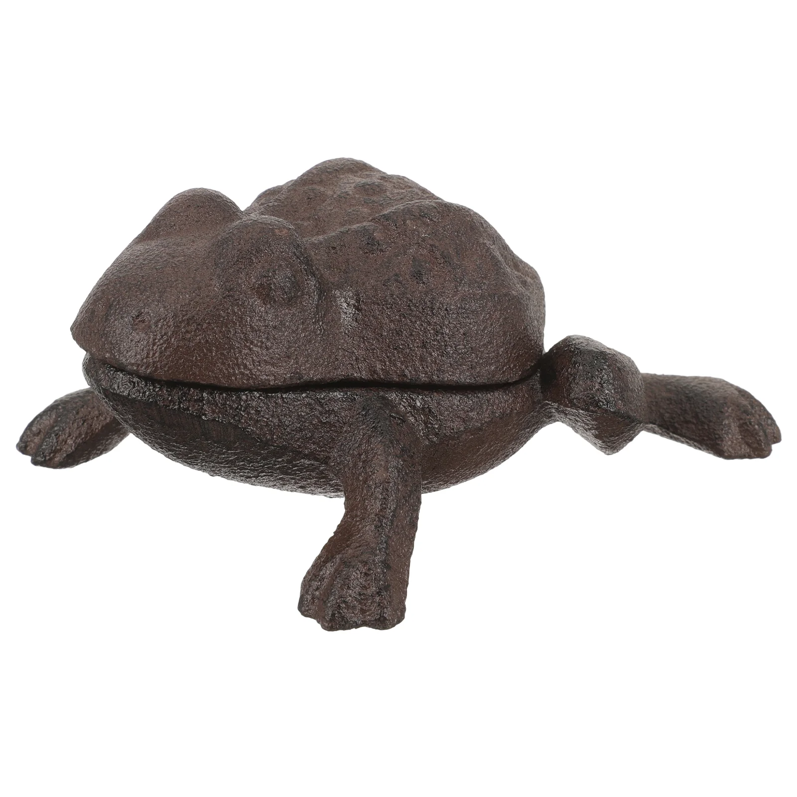 

Cast Iron Crafts Ornaments Frog Key Box Metal (frog) Fake Holder Keychain Spare Hider