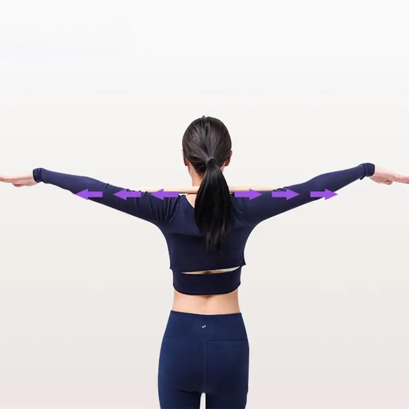 Yoga Strap Yoga Rod Sticks Comfortable Body Stretching Tool Martial Artists Dancers Gymnasts Sporting Work Out Relaxing Supplies