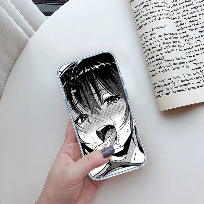 Kawaii Girl Transparent Phone Case - Japan-Inspired Design
