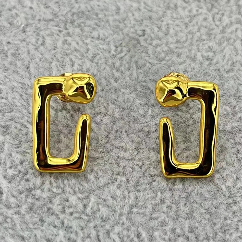 

Новинка 2024, европейские и американские дизайнерские минималистичные серьги UNOde50 для женщин, праздничные украшения, подарки