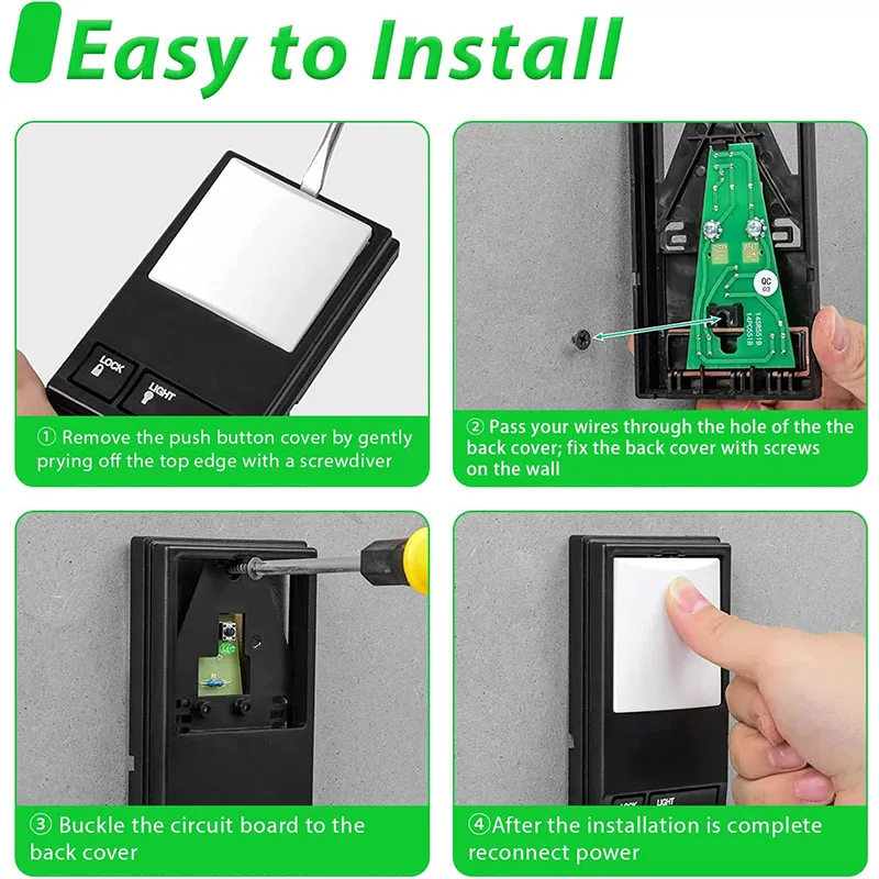 78LM 41A5273-1 78LM 81LM 371LM 971LM Garage Door Opener Multi Function Control Panel Electric Wired Wall Remote Control 4