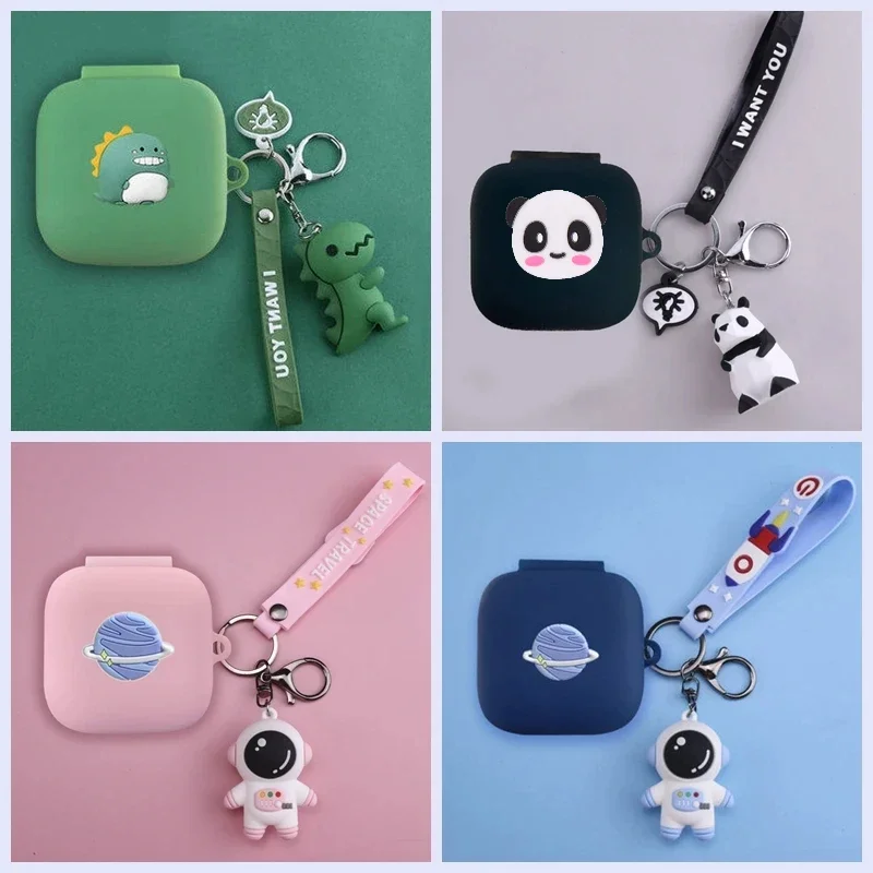 

Cartoon Dinosaur Cases For Samsung Galaxy buds live /buds2 PRO Earphone Silicone Protective Cover cute For Galaxy Buds 2pro case