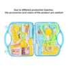Pretend Play Doctor Set – Kids Doctor Playset Kit Toys – 15PCS Pretend Play Doctor Set with Carry Case & Stethoscope Toy 3
