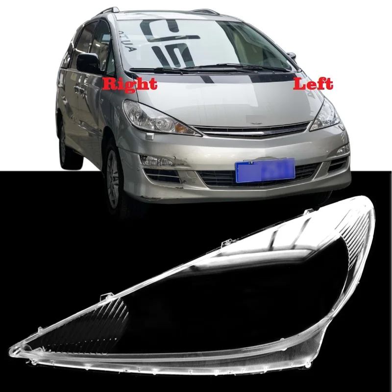 For Toyota Previa 2003 2004 2005 Auto Headlamp Shell Lens Mask Headlight Cover Head Light Glass Lamp Shade Transparent Lampshade 1