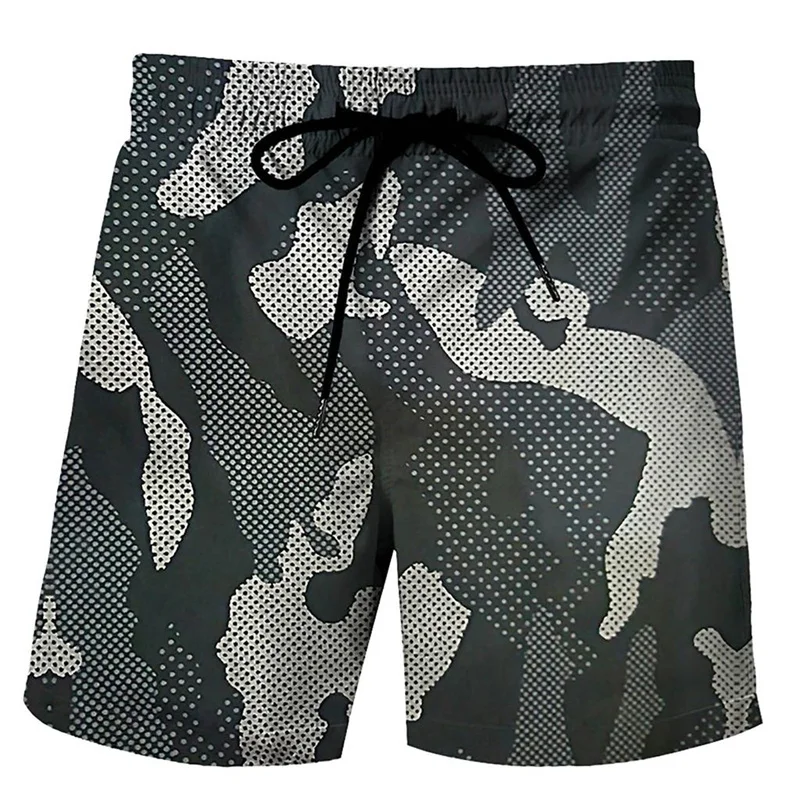 

Men's Casual Beach Shorts 3d Printed Retro Painted Art Casual Street Short Pants Summer Loose Swimming Trunks Board Shorts
