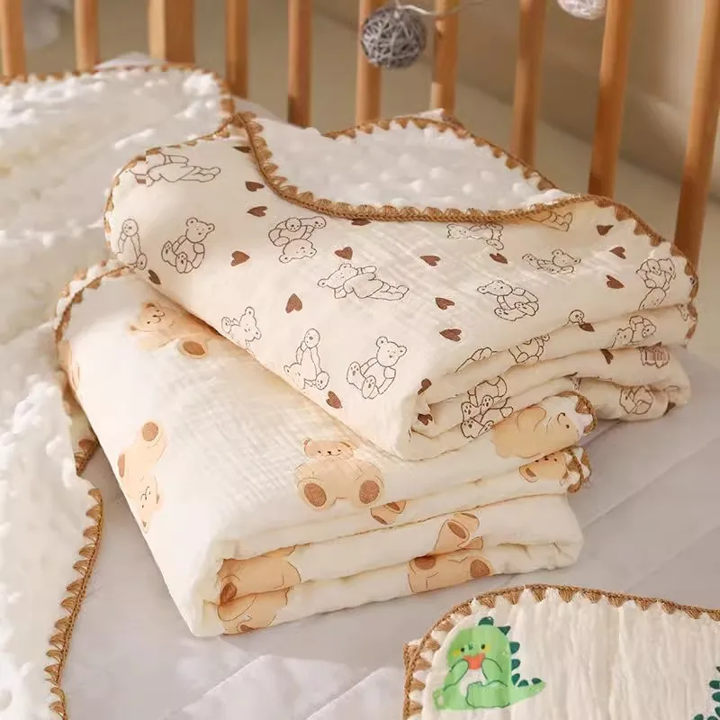Soft Double Dot Baby Blanket 4