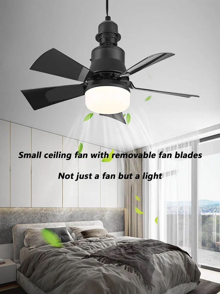 Description Picture 2 of item30W Fan Light E27 Base with Remote Control Suitable for Bedroom Lighting Dimmer/Speed Control Detachable Dimming Ceiling Lamp