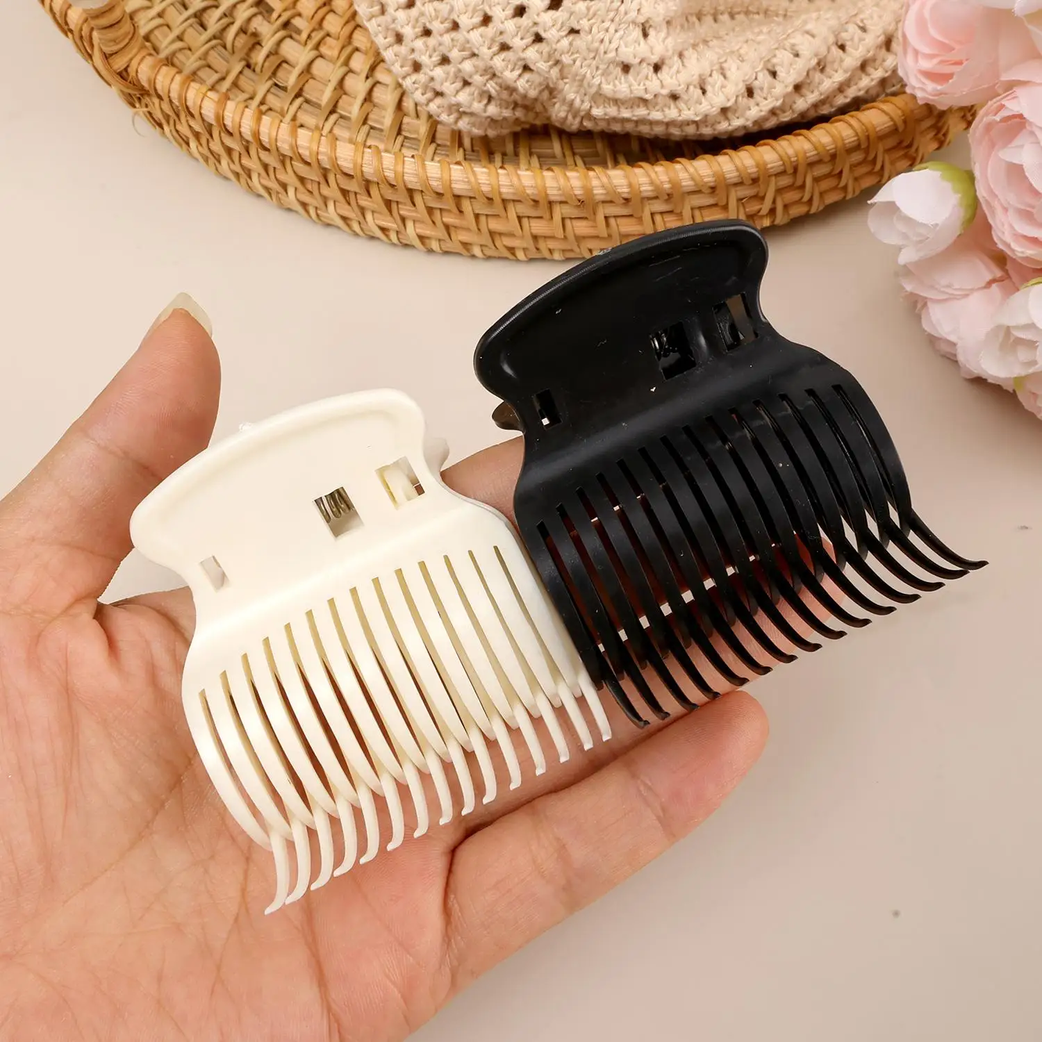 Pinces à cheveux sans chaleur pour boucles et coiffure salon_voghion.com