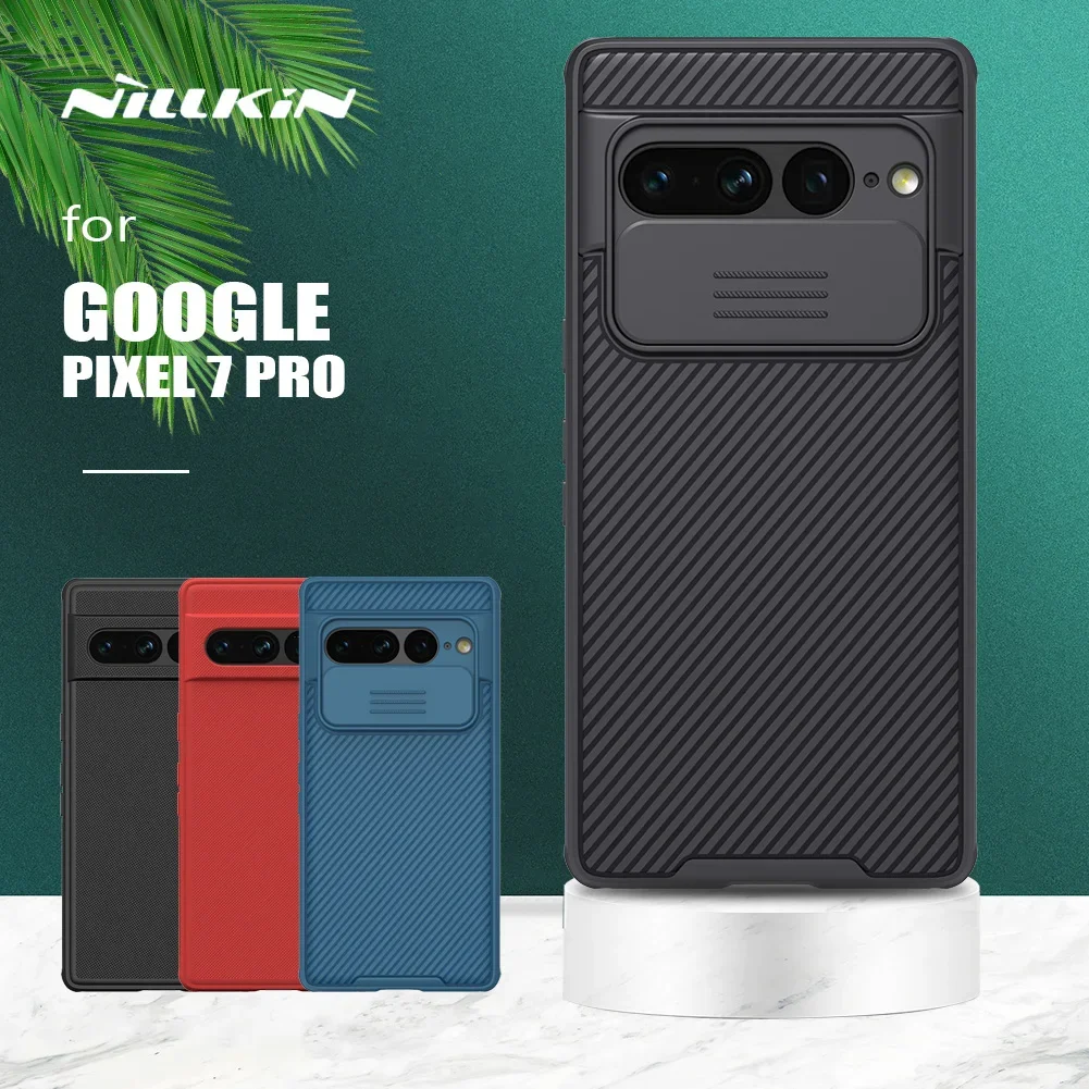 

for Google Pixel 7 Pro Case Nillkin CamShield Slide Camera Case Ultra-Thin PC Frosted Shield for Google Pixel 7 7 Pro Lens Cover