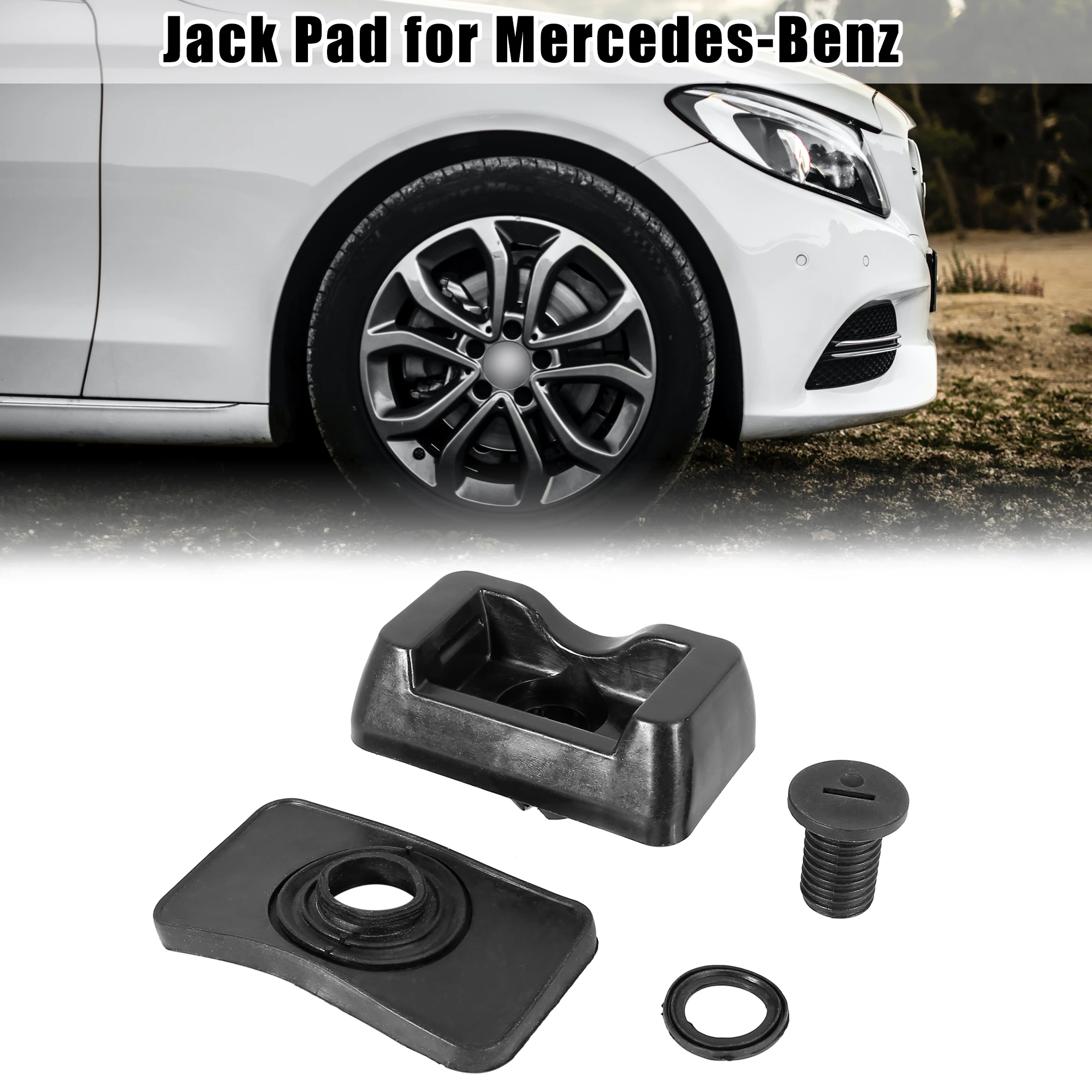 

X Autohaux 2039970186 Car Jack Point Pad Jacking Support Plug Lift Block for Mercedes-Benz W203 C230 CLK320 E320 SLK280