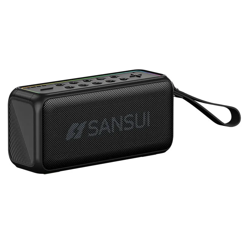 SANSUI F61 Bluetooth Speakers FM Radio HI-FI Subwoofer Supports