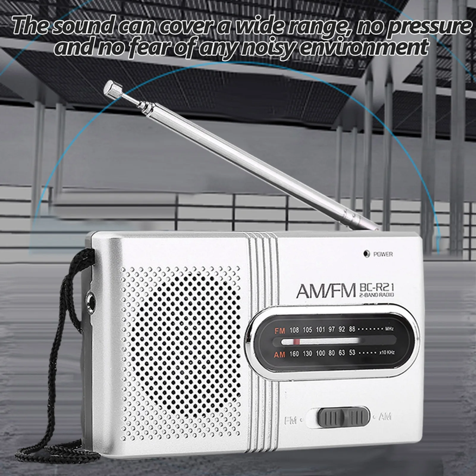 AM Radio AM/FM Radio FM Radio Radio Wireless Speaker  Portable AM/FM Mini Radio Stereo Speakers Receiver Music Player