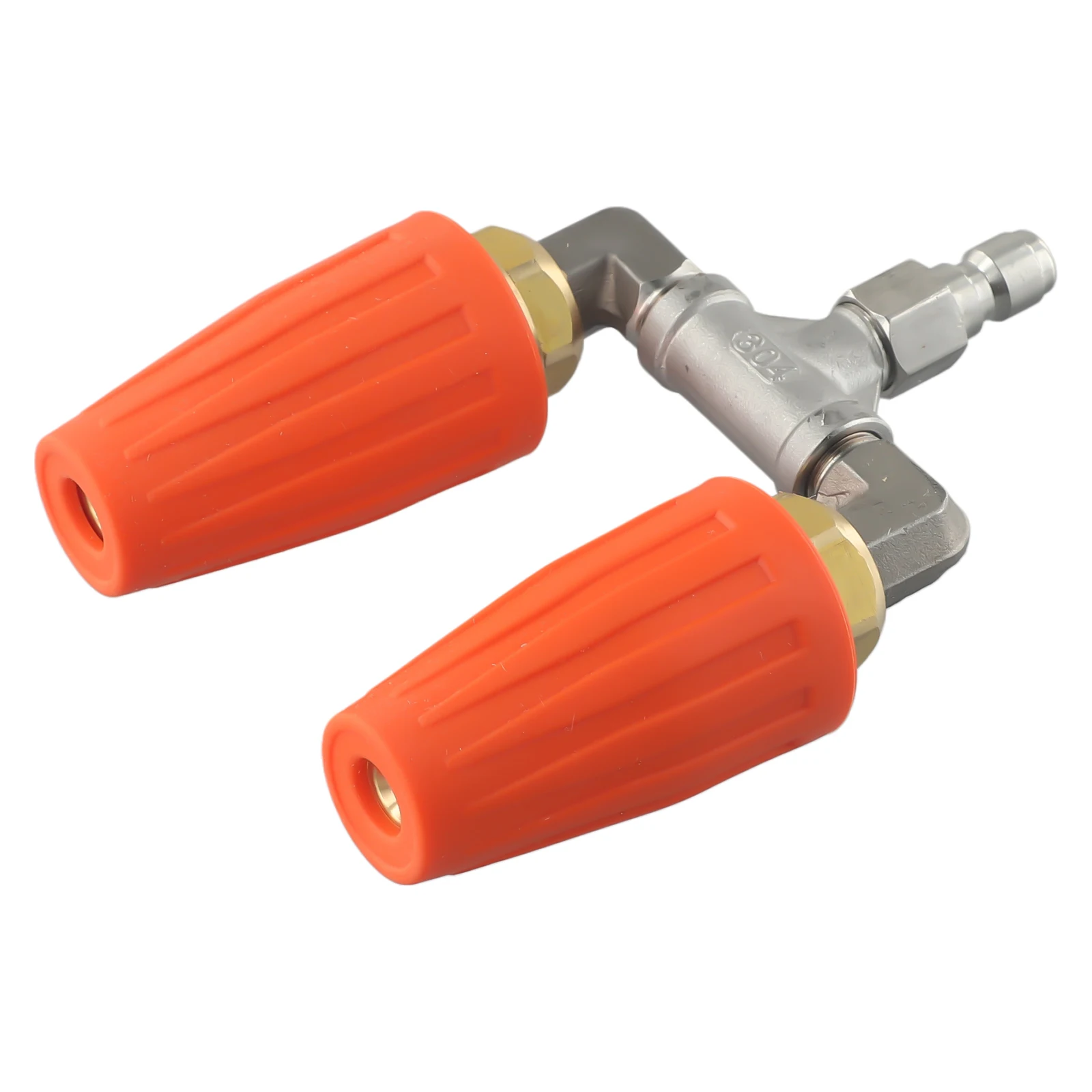 

1pc High Pressure Washer Rotating Dual Turbo Nozzle Spray Tip 1/4" 4000PSI 4-6GPM Red Color Pressure Washers Accessories
