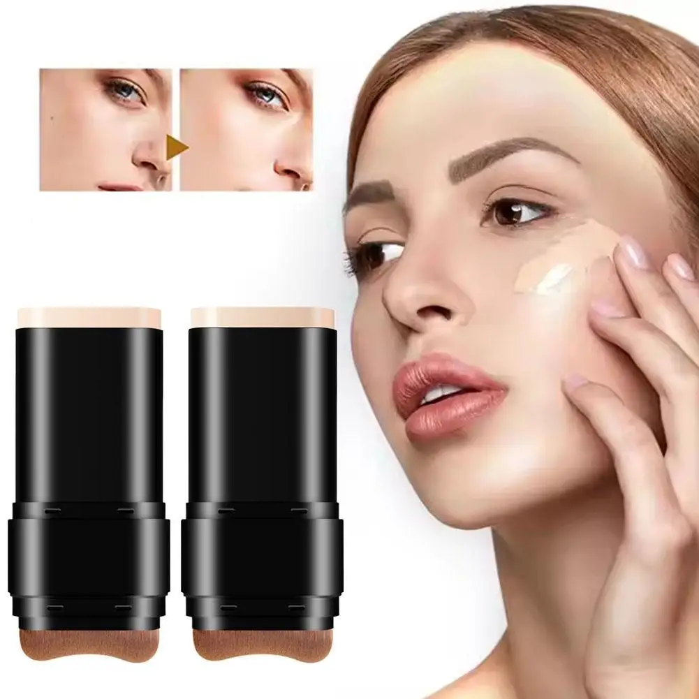 Face Foundation Contour Stick Long-wear Lightweight Brighten Stick Concealer Bronzer Contouring Makeup Pen