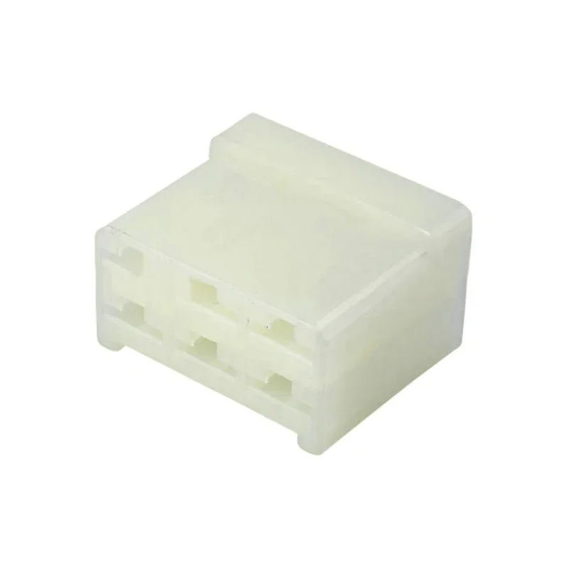 5/10Set 6P Tyco Prompt Risposta Jumper Plug Wire Cable Housing Car Amp Connector 880297-1