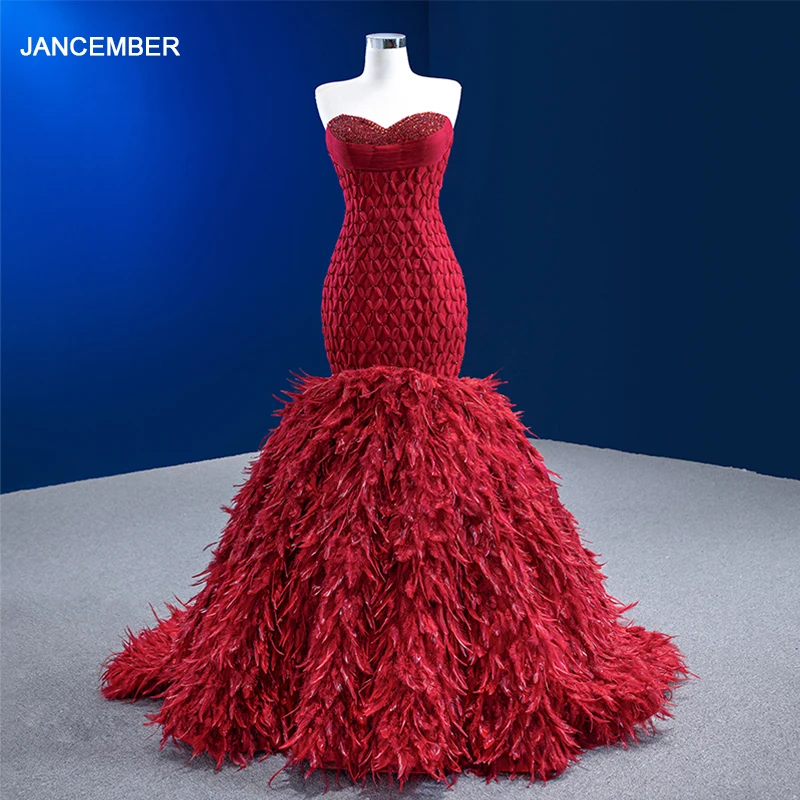 Длинное свадебное платье русалки из органзы