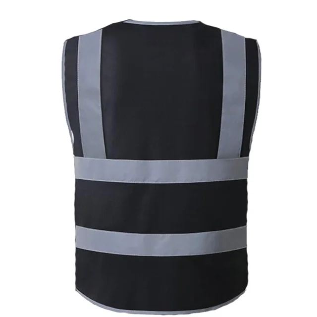 Hi Vis Workwear Safety Vest with Reflective Straps