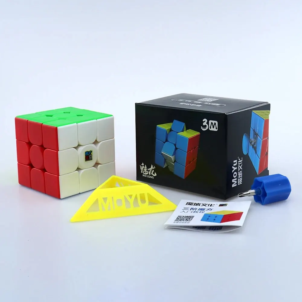 MoYu Meilong Magnetic Series 2x2 3x3 4x4 5x5 Magic Speed Cube Meilong 2M 3M 4M 5M Pyraminx M Fidget Toys Stress Reliever Toy 2
