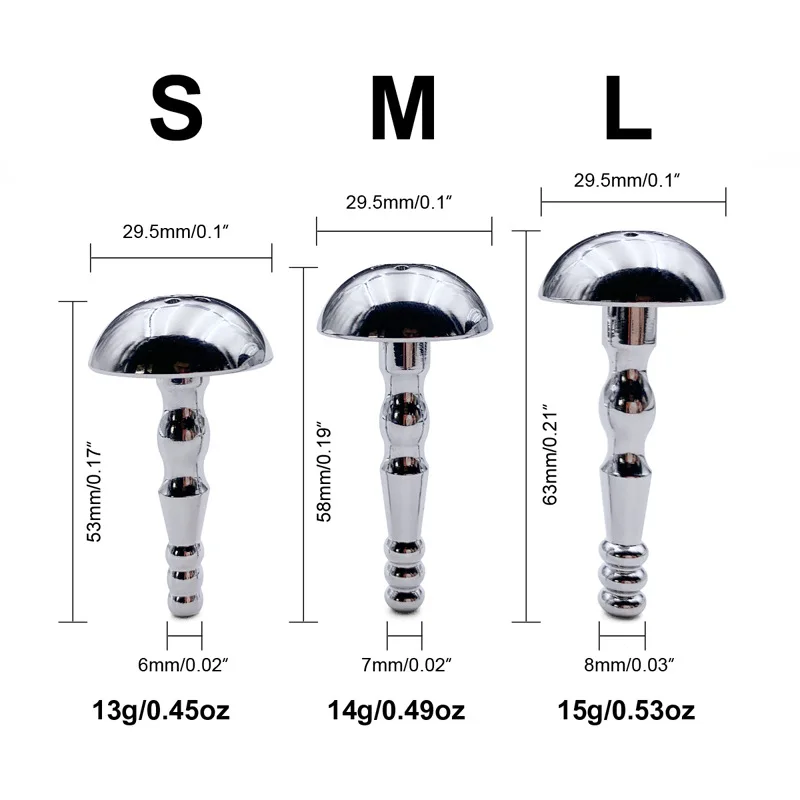 Stainless Steel Catheter Urethral Dilators Penis Plug Men Sex Toy