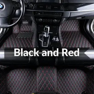 Voiture sur Mesure Cuir Tapis Sol pour Jeep Wrangler Without Cup Holder  2018 2019 2020 2021 2022 2023, Antidérapant Imperméable Tapis Voiture Cuir