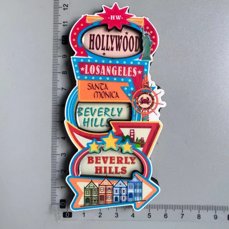 Calamita da frigorifero di Los Angeles, souvenir da viaggio