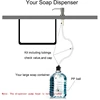 Sink Soap Dispenser Extension Tube Kit 45Inch with Check Valve, No Need to Fill the Little Bottle Again 6