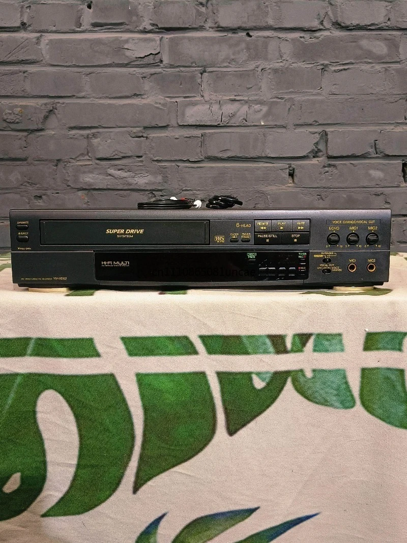 빈티지 VHS 테이프 레코더, VHS 테이프 재생 변환 USB 스틱, 6헤드 스테레오, 중고, 마모감 있음