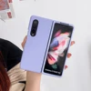 Soft Silicone Case For Samsung Galaxy Z Fold 6 5 4 3 Multi Color Shockproof Phone Cover Shell 2