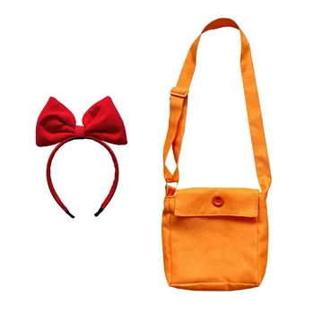 Borsa in Tessuto, Borsa a Tracolla, Borsa per Cosplay, per Emergenze Domestiche, Borsa Arancione, Borsa a Tracolla per Bambini, Borsa a Tracolla Bidimensionale