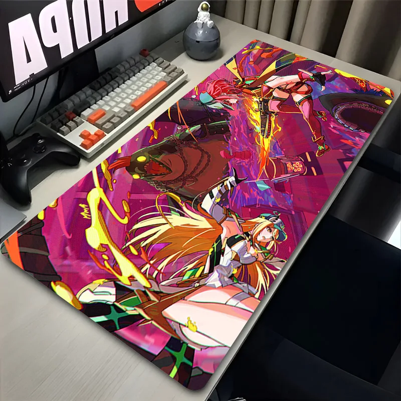 Gamer Mouse Pad X-Xenoblade C-Chronicles Mouse Pad Large Computer Office Game Desk Mat Rubber Anti-slip Gaming Keyboard Mousepad 6