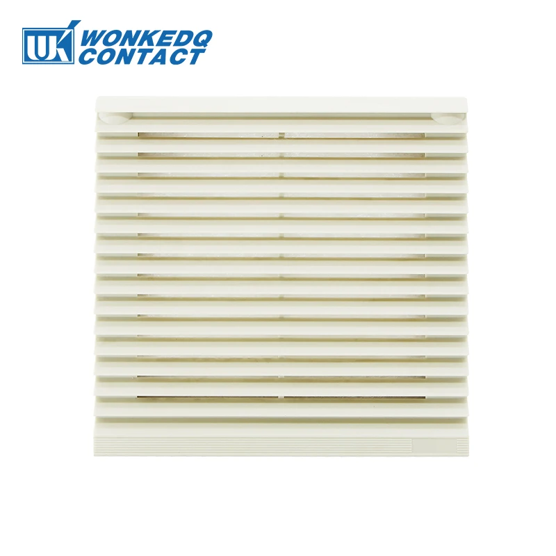 Cabinet Ventilation Filter Set Shutters Cooling Fan Grille Louvers Blower Exhaust Filter Panel 120mm 230V Without Fan