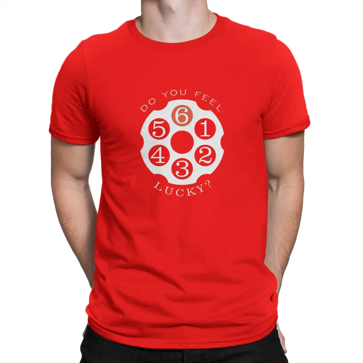 thumbnail image 1 of ¿Te sientes afortunado? Camisetas para hombre Smith Cool Wesson Camisetas divertidas Camisetas de manga corta con cuello redondo Idea de regalo de algodón Ropa, 1 of 7