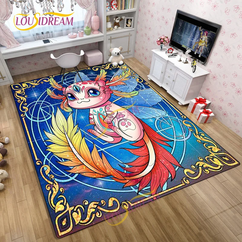

Симпатичный коврик Axolotl, украшение для гостиной, спальни, Ajolote, дверной коврик для ванной комнаты, детский нескользящий ковер для игр, поддержка индивидуальных настроек