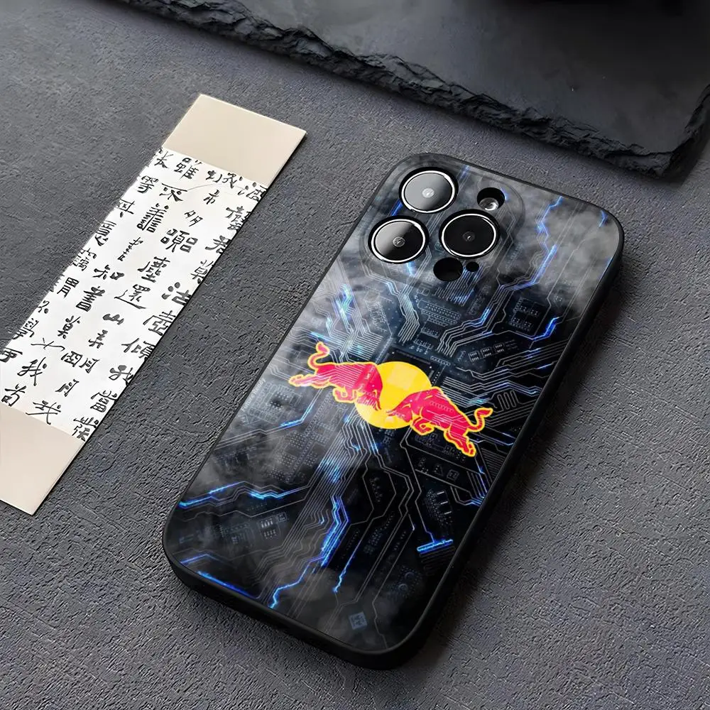 

REDs Energy Drink BullS Phone Case for iphone 11 15 14 13ProMax 12 Pro Xs Max Mini Xr X 7 8 6 6s Plus Funda Covers