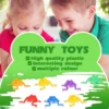 20pcs Frogs Toy Plastic Jumping Leap Frogs Toy Pressing Bouncing Frog Toy Goody Bag Fillers Gift for Kids Toddler Birthday Party 4