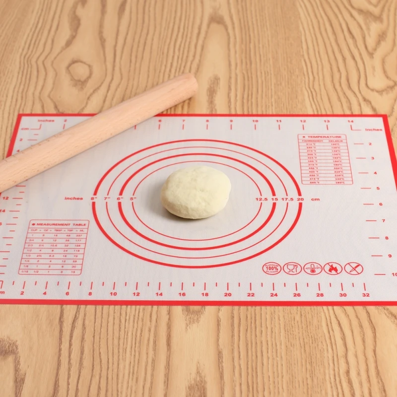 Non Stick Silicone Baking Mat Pad For Pizza Dough Pastry