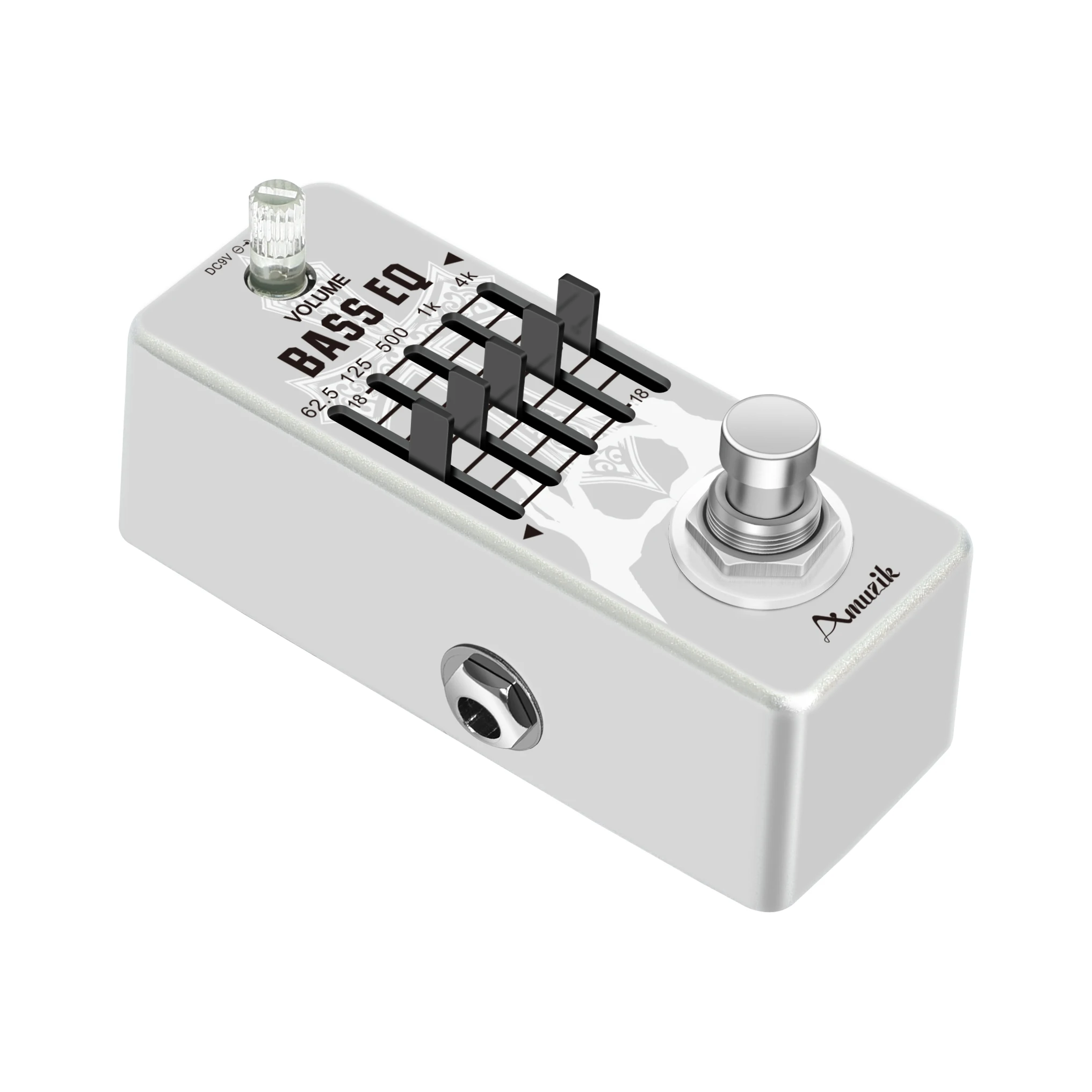 Bass EQ Pedal, 5-Band EQ Pedal Electric Bass Equalizer (62.5