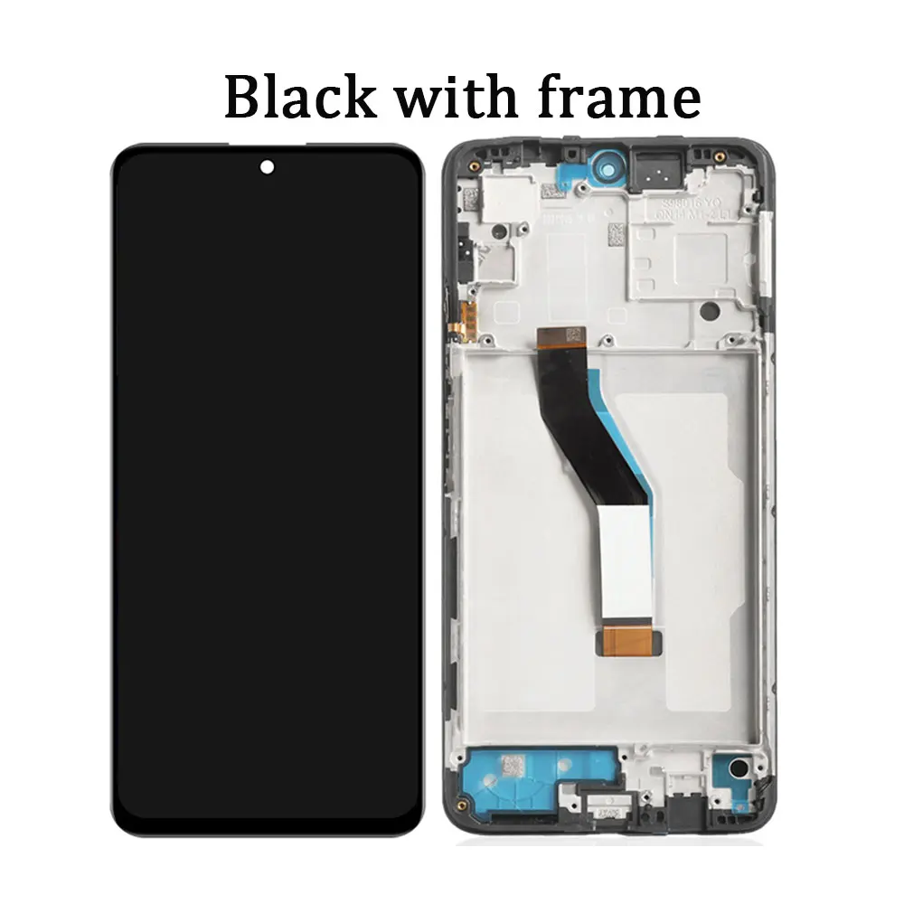 AiNiCole 6.6'' For Xiaomi Poco M4 Pro 5G LCD Display Touch Screen Digitizer Assembly 21091116AG MZB0BGVI LCD Screen Replacement