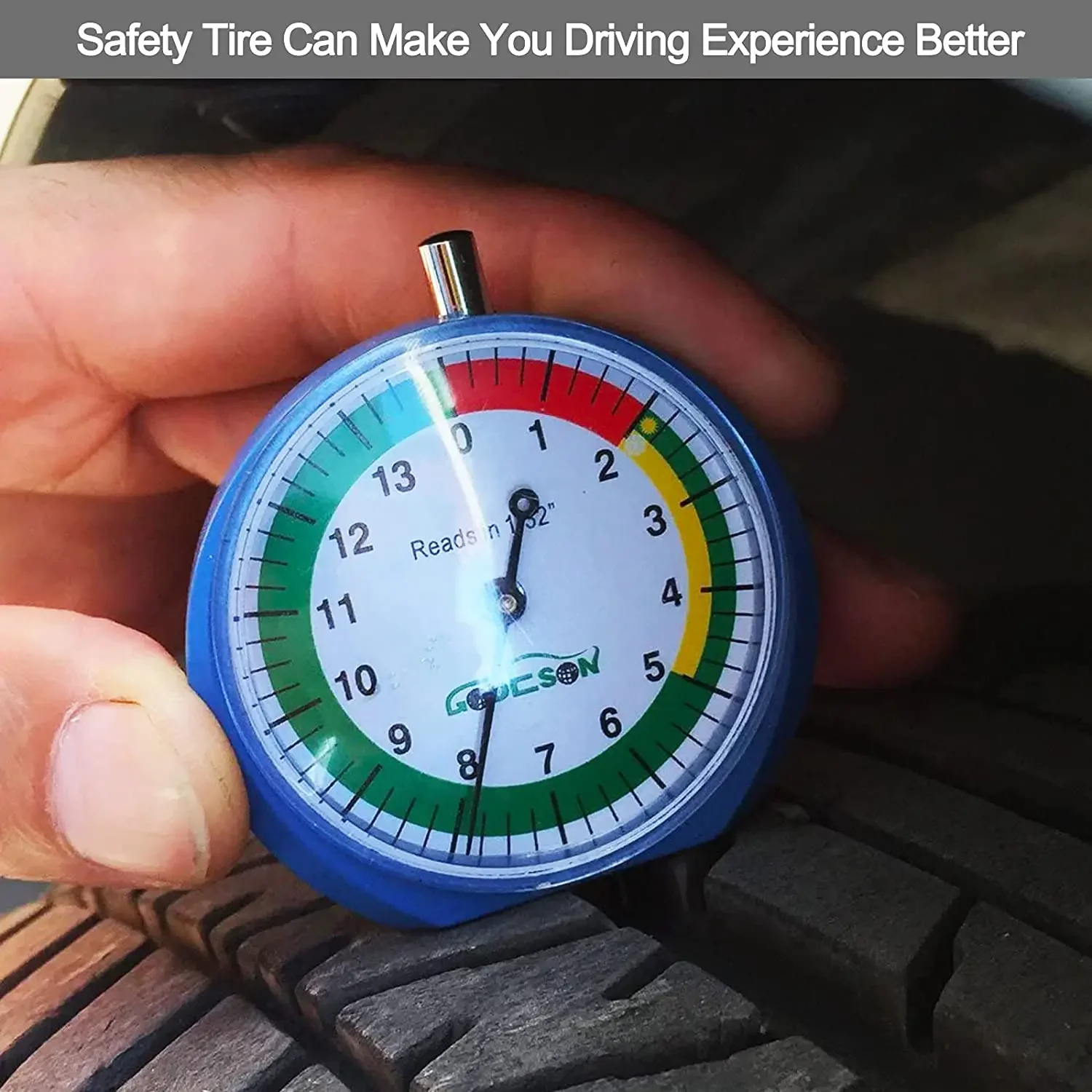 

ATsafepro профессиональный измеритель глубины протектора шин с циферблатом для мотоцикла автомобиля грузовика и автобуса инструменты для легкого чтения