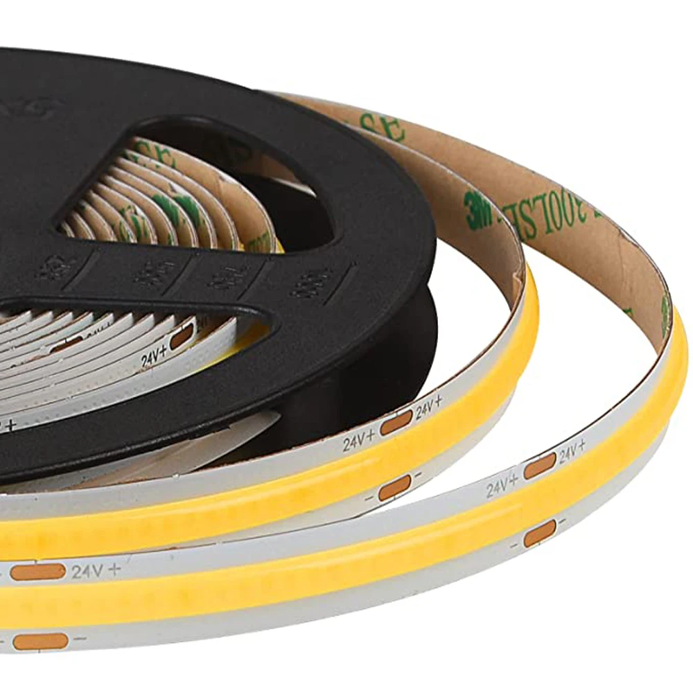 Cob ledストリップライトdc 12v 24v 320LED/m 0.5m- 5m高密度 Cob ledストリップライトdc 12v 24v 320LED/m 0.5m- 5m高密度