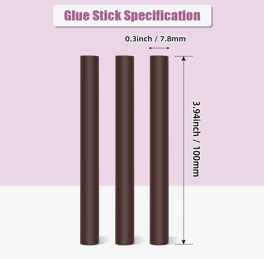 Tsitsi 0.3inches * 3.94inches High Quality Hotmelt Keratin Glue Sticks Hair Adhesive for Hair Extensions 3 Colors Available