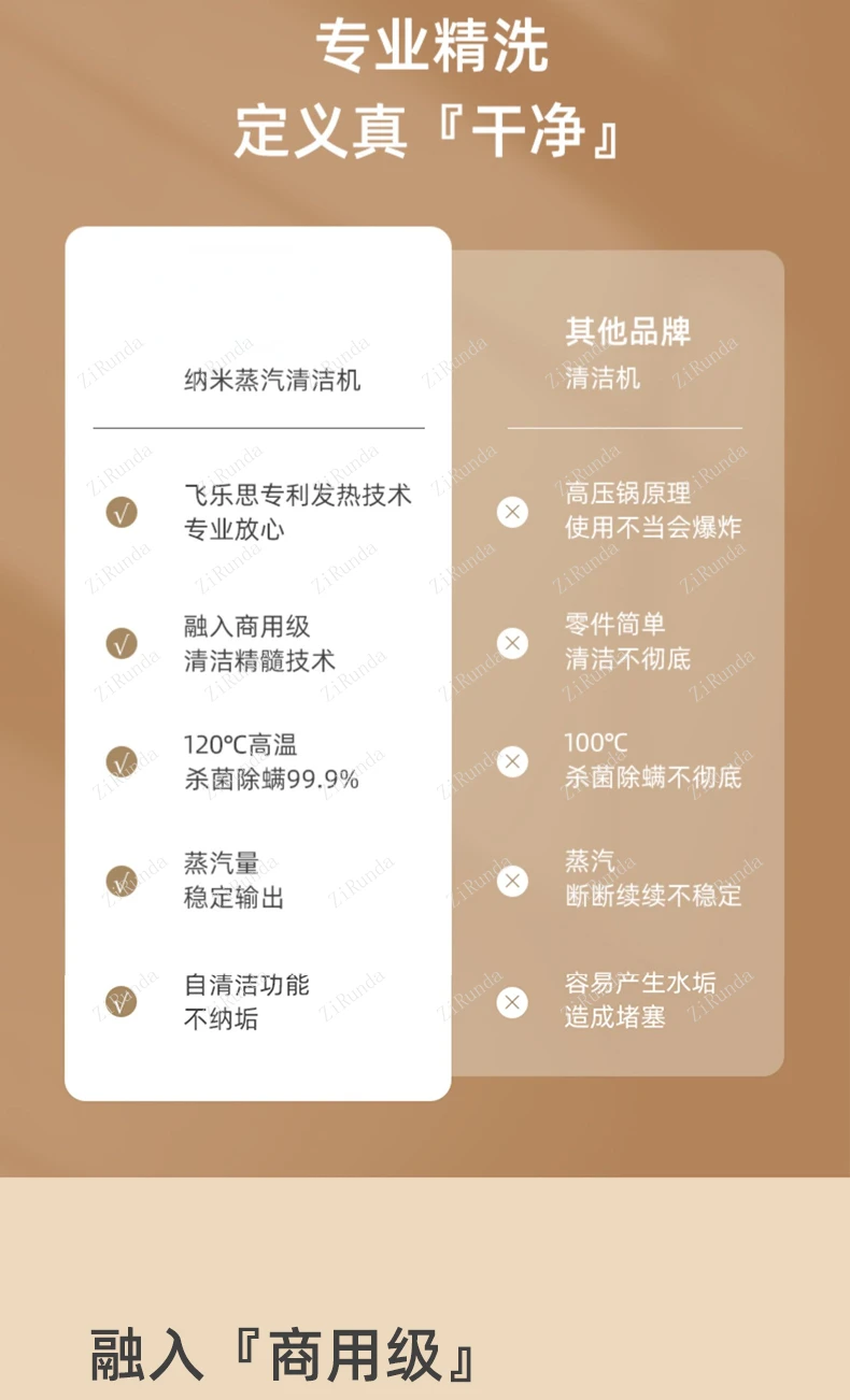 Description Picture 2 of itemL High Temperature and High Pressure Steam Cleaning Machine Kitchen Cleaning Range Hood Disinfection Steam Engine steam mop