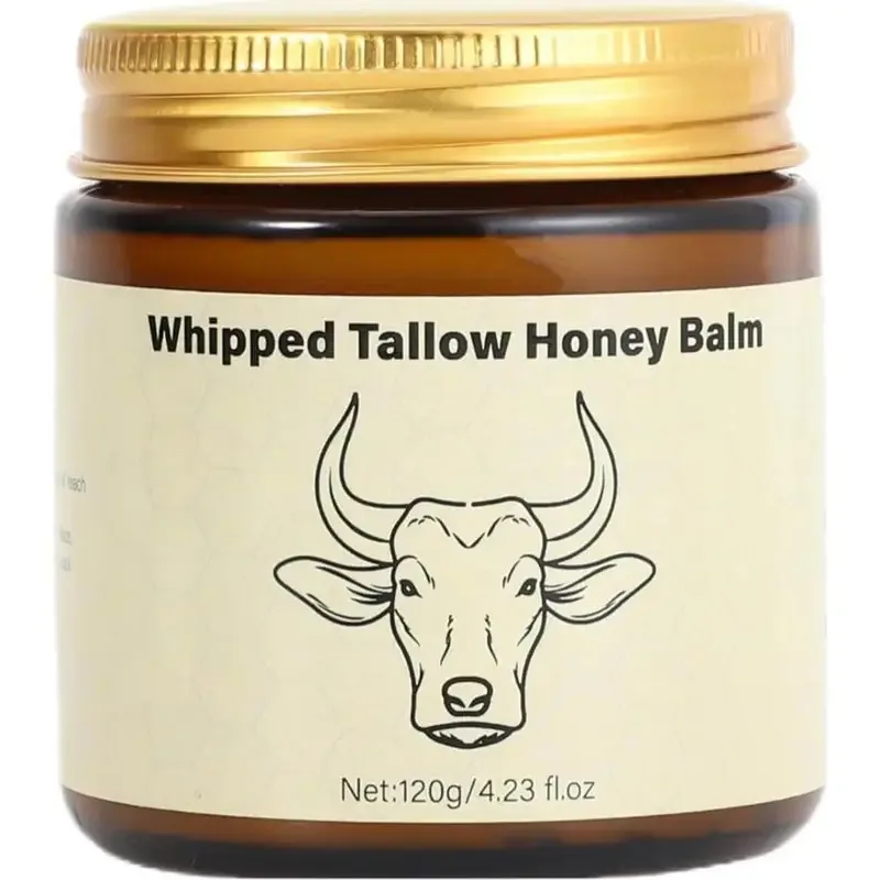 Luxurious Honey-Infused Beef Tallow Moisturizer - Deep Hydration & Redness Repair