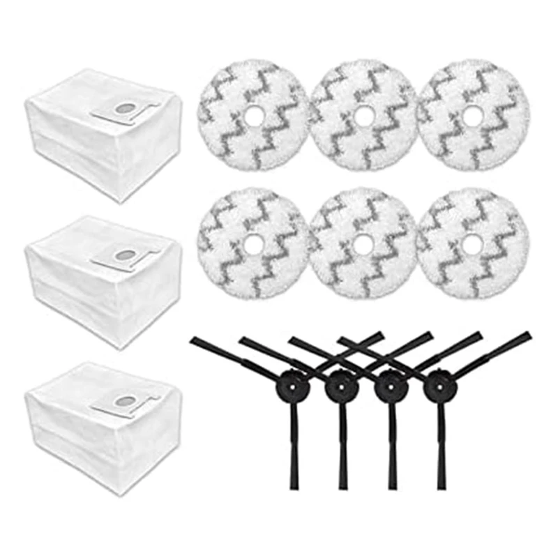 

Аксессуары, боковая щетка, тканевые накладки для швабры, тряпки, мешок для пыли, подходит для робота-пылесоса Roidmi EVA SDJ06RM